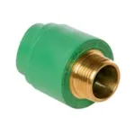 Injerto macho PP- R 100, referencia P-500063 de la serie helisystem® de Heliroma. Medida: 63-75-90x1/2